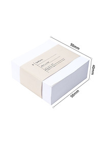 Giấy Nhắn Sticky Note Deli 98X98Mm - 400 Tờ - Màu Trắng/Nâu - 1 Tệp - 21708/21709