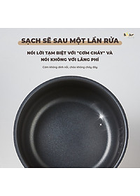 Nồi Cơm Điện Tử Bear 3L Lòng Nồi 5 Lớp Đa Năng Nấu Cơm Nấu Cháo Hầm Hấp Hâm Nóng Hẹn Giờ Lên Đến 12 Tiếng SB-NC30A - HÀNG CHÍNH HÃNG