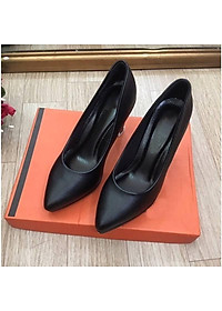 Giày cao gót nữ gót trụ lõi sơn 9cm FAROSA - C5 chất da mềm cực êm chân