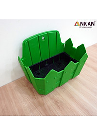 Chậu Nhựa Trồng Cây ANKAN Để Treo Ban Công, Treo Tường, Ngoài Trời, Sân Vườn, Kích Thước 24 x 19cm, Nhựa Cao Cấp