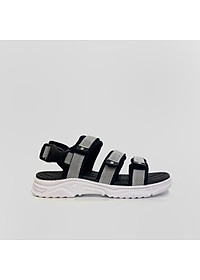 Giày Sandal Nam The Bily 3 Quai Ngang - Đế Trắng Lót Đen Màu Trắng BLDTMD04