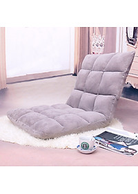 Ghế Tatami Ngồi Bệt, Tựa Lưng 5 Cấp Độ - Xám