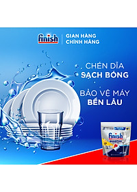 Combo 4 túi Viên Rửa Chén Bát Finish Powerball Quantum 21 viên