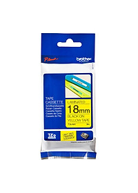 Nhãn In Tiêu Chuẩn TZE Brother Tze-641 Chữ Đen Trên Nền Vàng (18mm) - Hàng Chính Hãng
