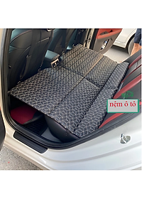 Nệm ghế sau Ô tô cho nhiều dòng xe, Nệm Không bơn hơi, Nệm nằm ô tô gấp gọn. kích thước 140 x 80 Cm. Nệm Ghế cho xe 4 chỗ - xe 5 chỗ - xe 7 chỗ