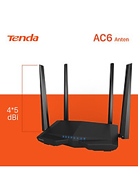 Thiết bị phát Wifi Tenda AC6 Chuẩn AC 1200Mbps - Hàng Chính Hãng