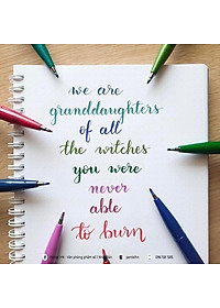 Bút viết thư pháp Pentel SES15C 12 màu cơ bản