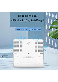 Nhiệt kế đo độ ẩm, máy đo nhiệt độ phòng cho bé - Nhiệt Ẩm Kế Điện Tử 3 Trong 1 - Thương hiệu RiBi - Hàng Chính Hãng