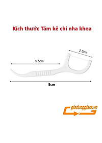 SET 03 HỘP (01 Hộp 50 cái) Tăm kẽ chỉ nha khoa tiệt trùng (Hàng cao cấp) - giadunggiare.vn