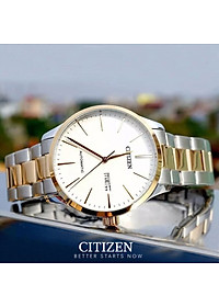 Đồng Hồ Nam Citizen Dây Thép Không Gỉ NH8356-87A - Mặt Trắng