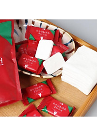 GÓI 20 VIÊN KHĂN GIẤY NÉN HÀN QUỐC HÌNH VIÊN KẸO ĐA NĂNG