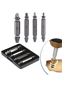 Bộ 4 mũi tháo nhổ bu lông ốc vít gãy độ cứng 61 siêu bền