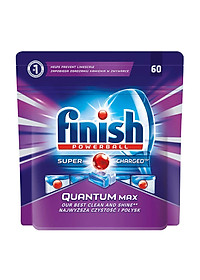 Túi 60 viên rửa chén Finish Quantum Max Dishwasher Tablets PTT025459