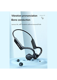 Tai Nghe Lenovo X4 Kiểu Dáng Máng Tai TWS Không Dây BT5.0 IP56 Chống Nước Chống Ồn Uốn Cong 360 °