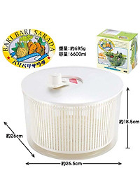 Rổ quay rau sống 6L Nội địa Nhật Bản