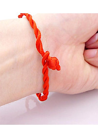 Combo 4 Vòng Đeo Tay Chân Chỉ Đỏ Phong Cách Cho Nam Nữ (Free Size)