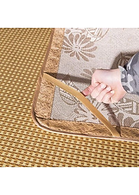 Chiếu điều hòa cao cấp xuất Nhật kích thước 1m6 x 2m nằm được 2 mặt (bao gồm túi đựng + 2 vỏ gối)