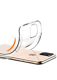 Ốp lưng silicon dẻo trong suốt dành cho iPhone 11 Pro Max chính hãng Totu Soft