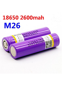 Pin Sạc LiitoKala M26 Lithium 2600MAH tốc độ xả 10A liên tục Hàng Chính Hãng