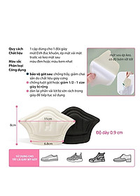 Combo lót giày nam giảm size chống rộng và rớt gót chống đau chân hiệu quả dùng được nhiều loại giày rất tiện dụng