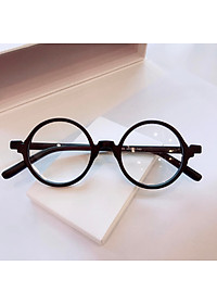 Kính Mắt Chống Ánh Sáng Xanh, Uv Dáng Tròn Nhỏ Gọng Nhựa Cho Nam và Nữ