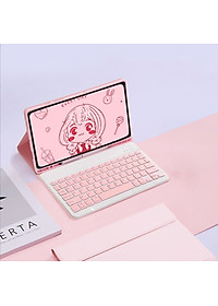 Bao da case ốp silicone kèm bàn phím bluetooth dành cho ipad 10.2, 10.5, 10.9, Pro 11 inch - Hàng chính hãng