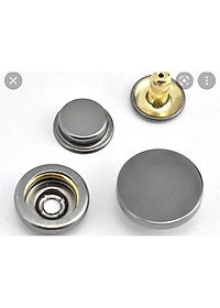 Nút bấm 4 thành phần 15mm Mã cúc 501 Bằng thau không gỉ Chuyên làm nút áo da cao cấp, áo khoác, quần jean