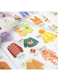 Bảng gấp thông thái - My First Learning chart (Dành cho bé từ 1 tuổi) - Lalala Baby