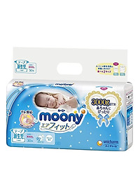 Tã dán cao cấp Moony 3S dành cho trẻ sơ sinh dưới 3 KG