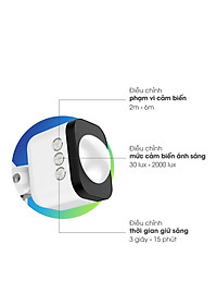 [Smart Rạng Đông] Công Tắc Cảm Biến Chuyển Động /Ánh Sáng Cao Cấp CT01 PIR 300W