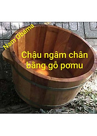 Chậu ngâm chân bằng gỗ pơ mu