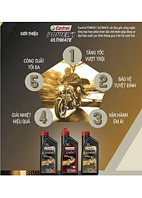 Dầu nhớt xe số Castrol Power 1 Ultimate 4T 10W-30 1Lit