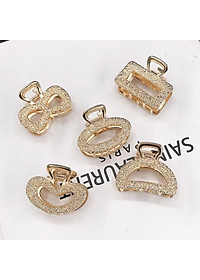 Set 5 Kẹp Tóc Vàng Đính Đá Siêu Xinh, Kẹp Tóc Hàn Quốc Mẩu Mới Hot Trend 2020