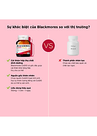 Viên Uống Bổ Tim Hỗ Trợ Sức Khỏe Blackmores CoQ10 150mg Lọ 30 Viên