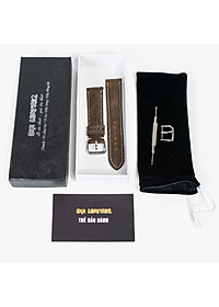 Dây đồng hồ da bò Vintage Bụi Leather D111 - Da thật khâu tay thủ công cao cấp - Bảo hành 12 tháng