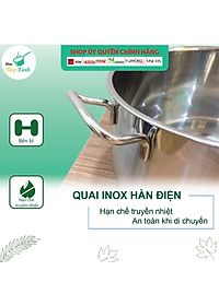Nồi Luộc Gà Fivestar Nắp Inox + Tặng 5 Muỗng Ăn Inox - Bạc