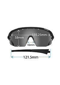 Kính mát thể thao Unisex Tifosi Sledge Lite - Gọng Crystal Smoke, Bộ 3 Tròng Đạp Chạy: Clarion Blue, Ac Red & Clear Lenses