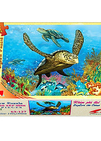 Tranh xếp hình Tia Sáng Khám phá đại dương ( 63 mảnh)