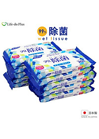 Combo 03 Khăn ướt khử trùng, không mùi Life-do.Plus - Made in Japan