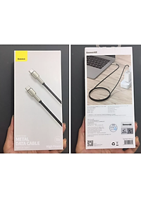 Cáp sạc C to C 100W Baseus Cafule Series Metal Data Cable - Hàng chính hãng