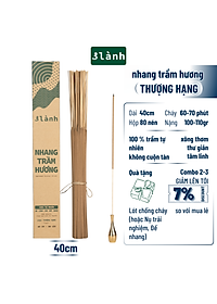 Nhang Trầm Hương Thượng Hạng 3 Lành Dài 23-30-40cm, Hộp 100-400gr Tự Nhiên 100% >15 Năm Trầm Thờ Cúng Thư Giãn Xông Nhà