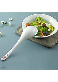 Muôi Cong Muôi Canh Sứ Trắng Cao Cấp Long Phương