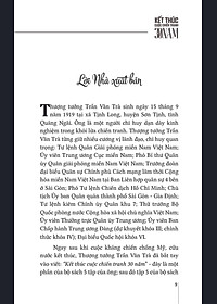 Kết Thức Cuộc Chiến 30 Năm - Thượng tướng Trần Văn Trà