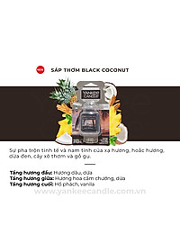 Sáp thơm xe Yankee Candle - Black Coconut