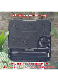 Máy Đồng Hồ Eastar Kim Trôi Độ Chính Xác Cao – Bộ Kim Đao thân Kim màu Đen có Dạ Quang màu Cam – Kèm theo Pin Maxell.