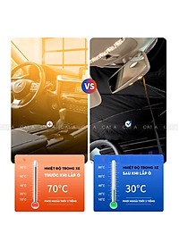 Dù che nắng kính lái ô tô densu, ô rèm chắn chống nắng bảo vệ nội thất oto xe hơi 4,5,7 chỗ, xe bán tải