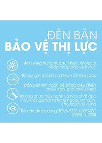 Đèn bàn (đèn học chống cận) LED 5W Rạng Đông - màu Trắng / ánh sáng Vàng (RL-32) - Giao Màu Ngẫu Nhiên