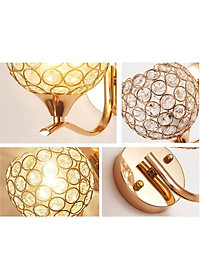Đèn tường pha lê MURA trang trí nội thất sang trọng - kèm bóng LED chuyên dụng.