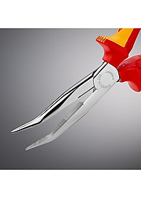 Kìm KNIPEX Mỏ Nhọn Cong 40° Cách Điện - 26 26 200