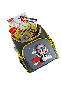 Ba Lô Chống Gù Genius Box F2-Penguin B-12-105 Xám